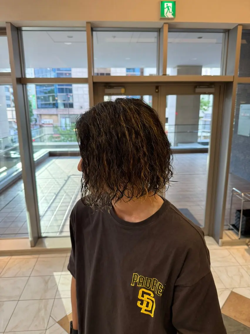 メンズ メンズパーマ 篠崎 大翔のヘアスタイル
