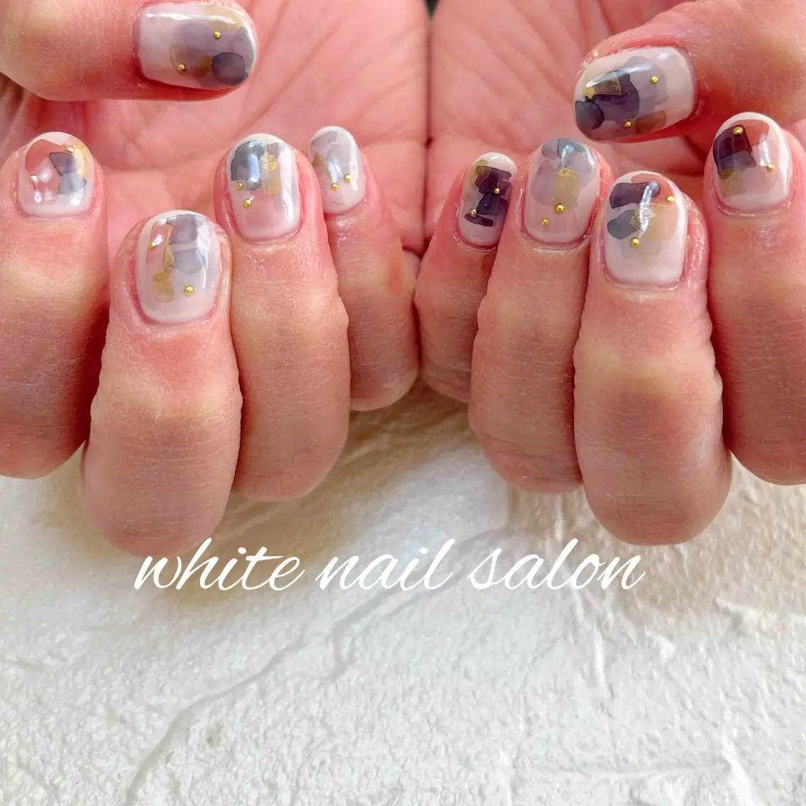 ネイル ラメ(グリッター) ハンドネイル white nail salonのネイルデザイン