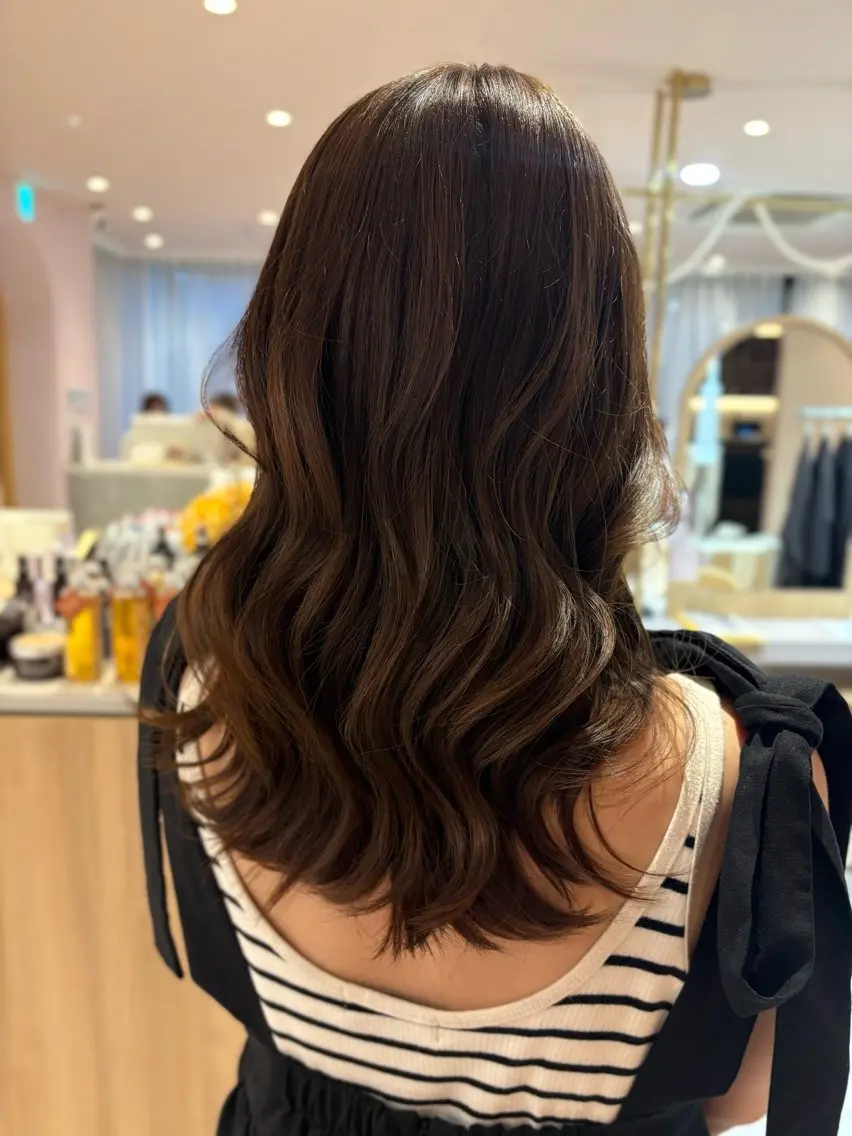 セミロング merc🕊️🤍 伊達　渚咲のヘアスタイル