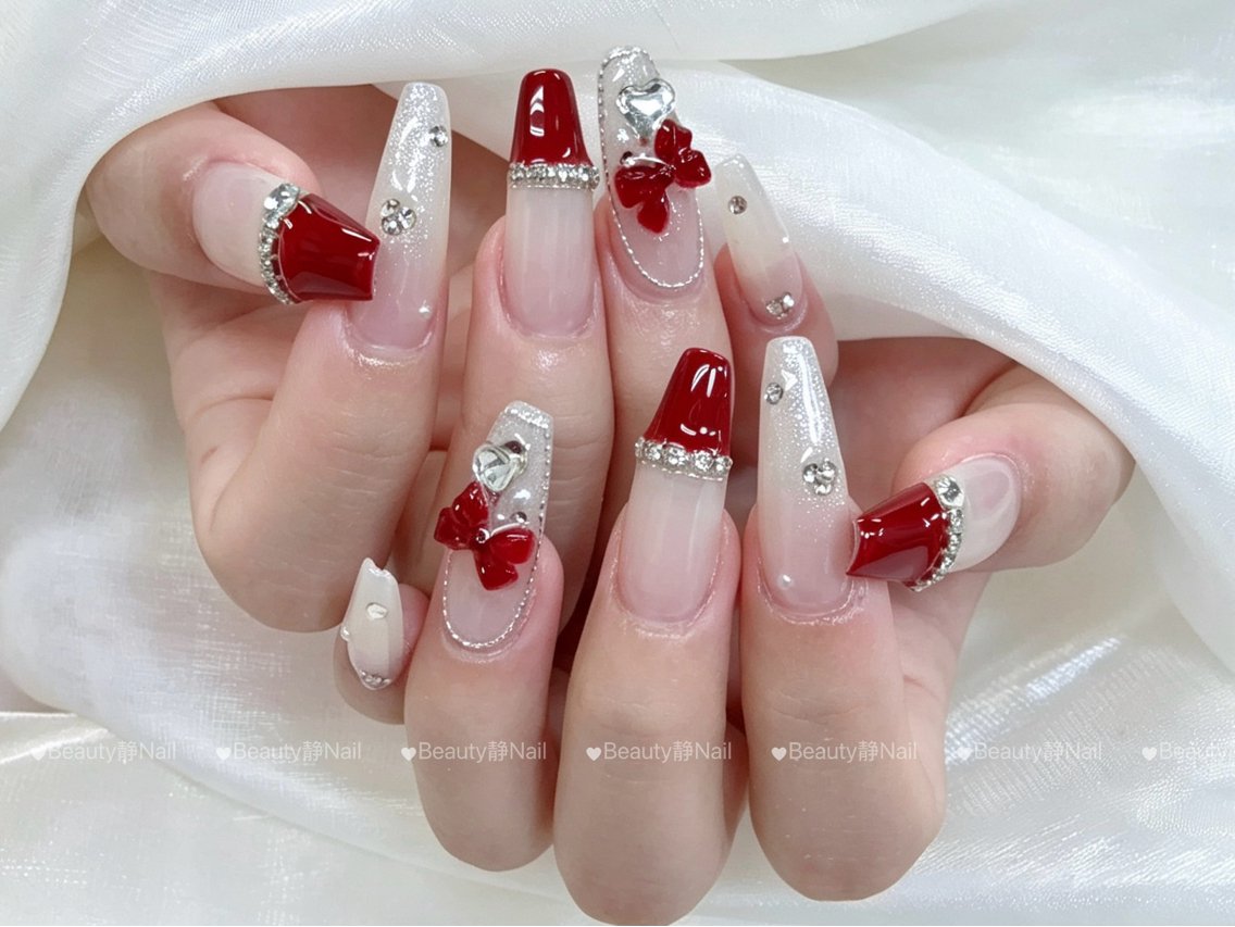 ネイル ロングネイル ハンドネイル Beauty静 nailのネイルデザイン