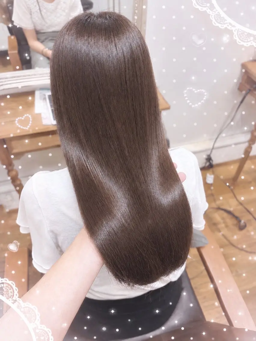 カラー ブラウンカラー 透明感カラー 髪質改善 ヘアカラー トリートメント Azu🎀/マツエク 🍒/ブラウン🤎のヘアスタイル