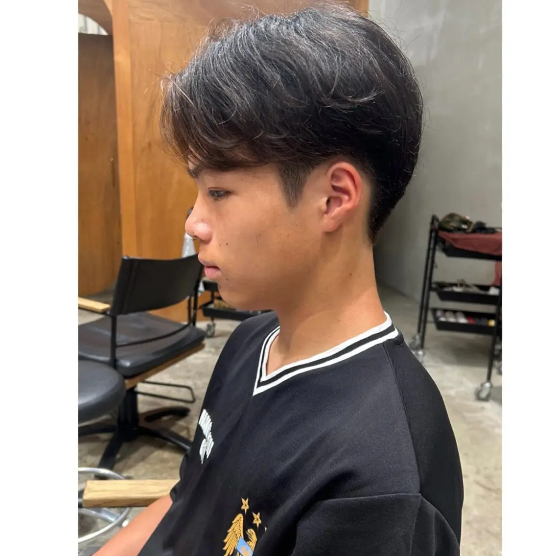 メンズ刈り上げ有りセンターパート🧑🏻🦰の写真