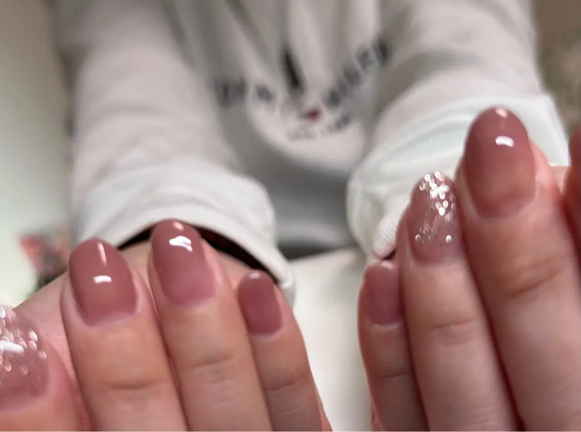 ネイル ラメ(グリッター) オフィスネイル Bell Nailのネイルデザイン