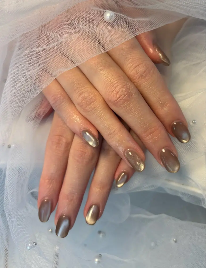 ネイル フラッシュネイル フットネイル フレンチネイル ジェルネイル ガラスフレンチ ハンドネイル Nail salon Natulalのネイルデザイン