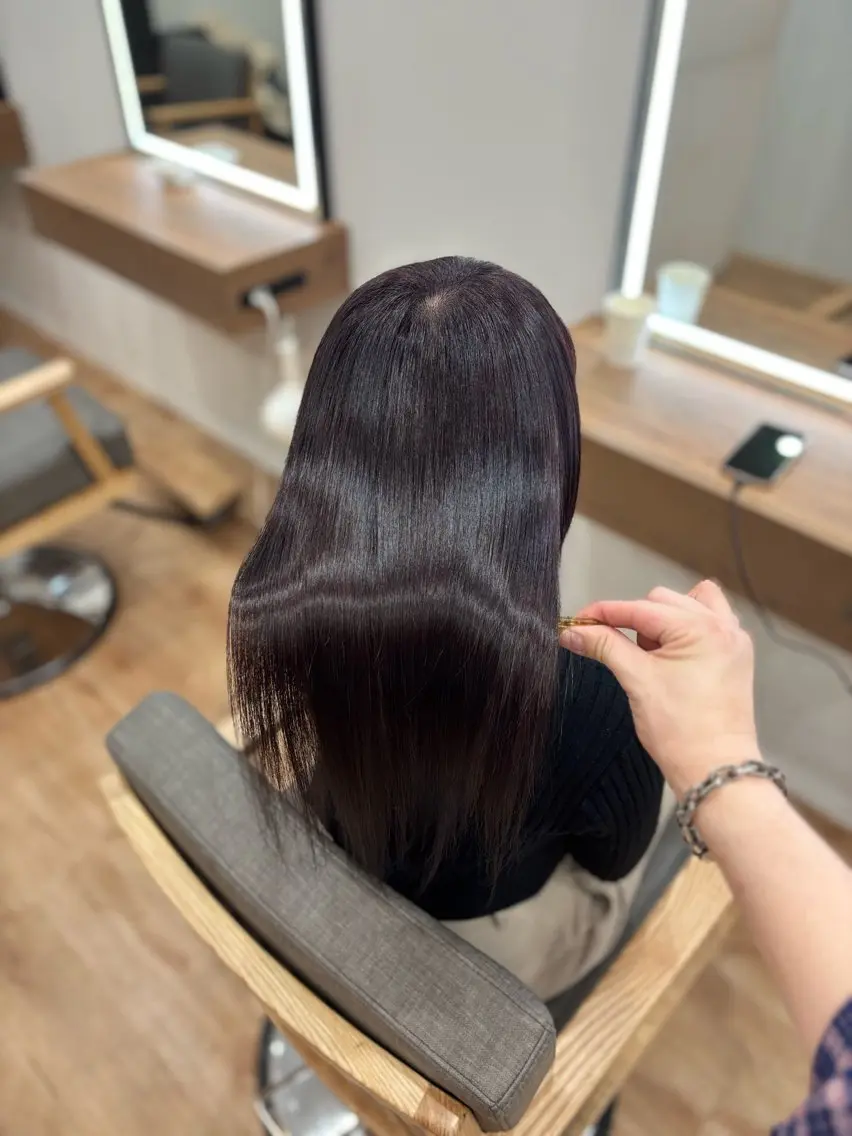 ロング カット ヘアカラー トリートメント little 小濱彰太のヘアスタイル