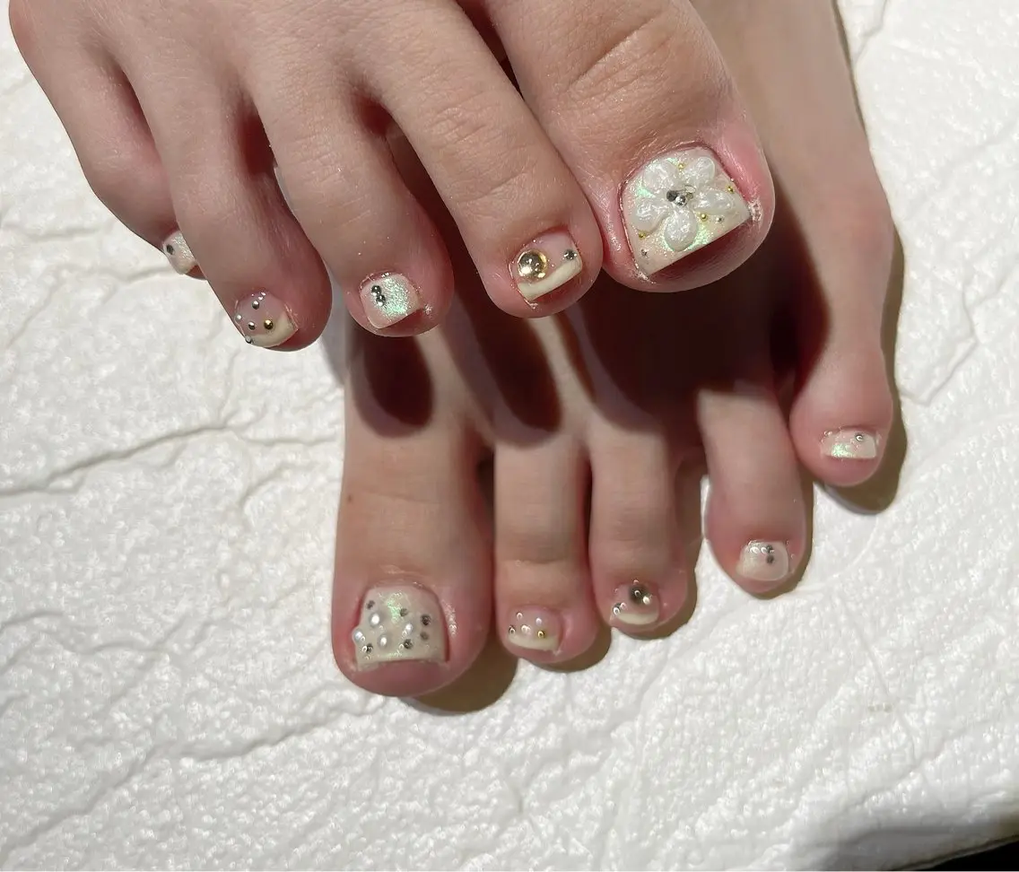 ネイル フットネイル Nail ecxia ／Reikaのネイルデザイン