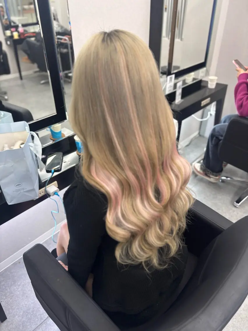 ロング カラー シールエクステ エクステ エクステ ベルグロー アルファのヘアスタイル