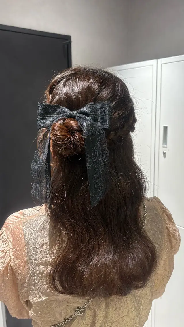 ロング ヘアアレンジ 結婚式・ブライダル 彩華 🎀 西梅田美容室のヘアスタイル