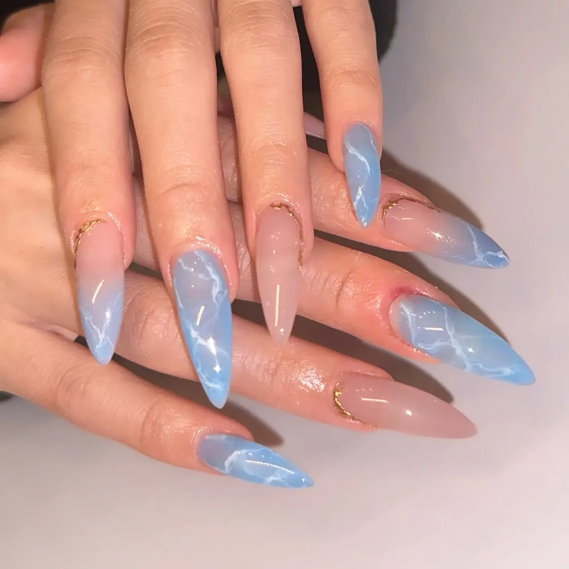 ロング ハンドネイル 🦋Nail Amo🦋のネイルデザイン