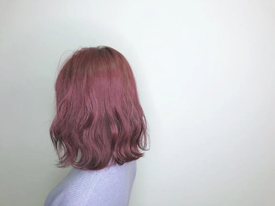 ミディアム カラー ブラウンカラー ピンクカラー ピンクブラウン 💜髪質改善美髪💜 星野清光のヘアスタイル