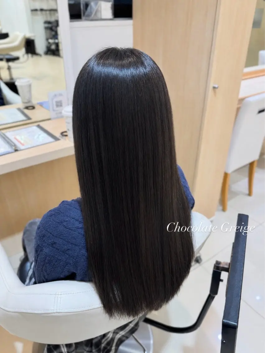 ロング カラー ヘアカラー 🩶Ash 中目黒店 MISAKI‪‪🩶のヘアスタイル