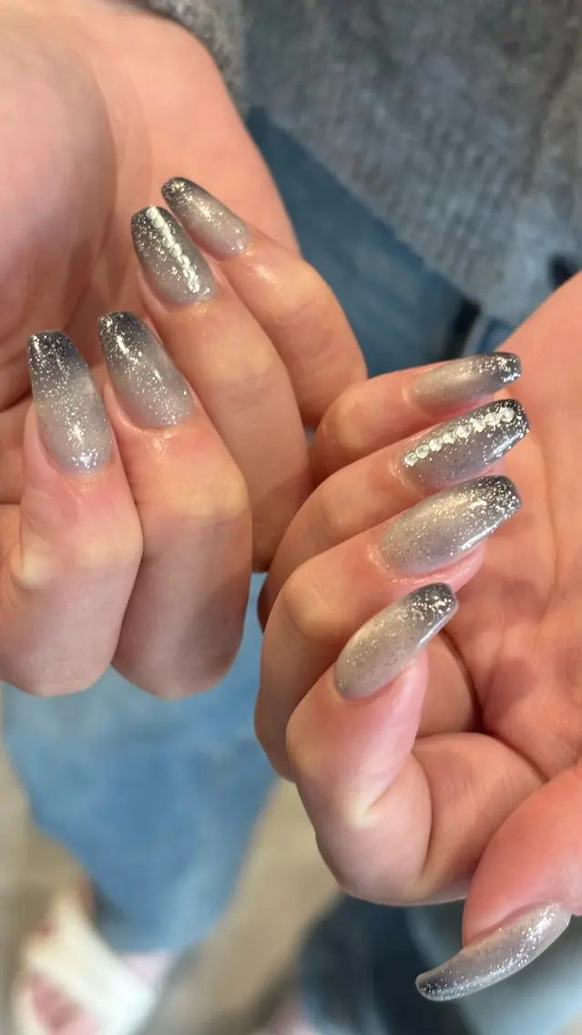 ネイル グラデーション マグネットネイル Umi Nail /Akariのネイルデザイン