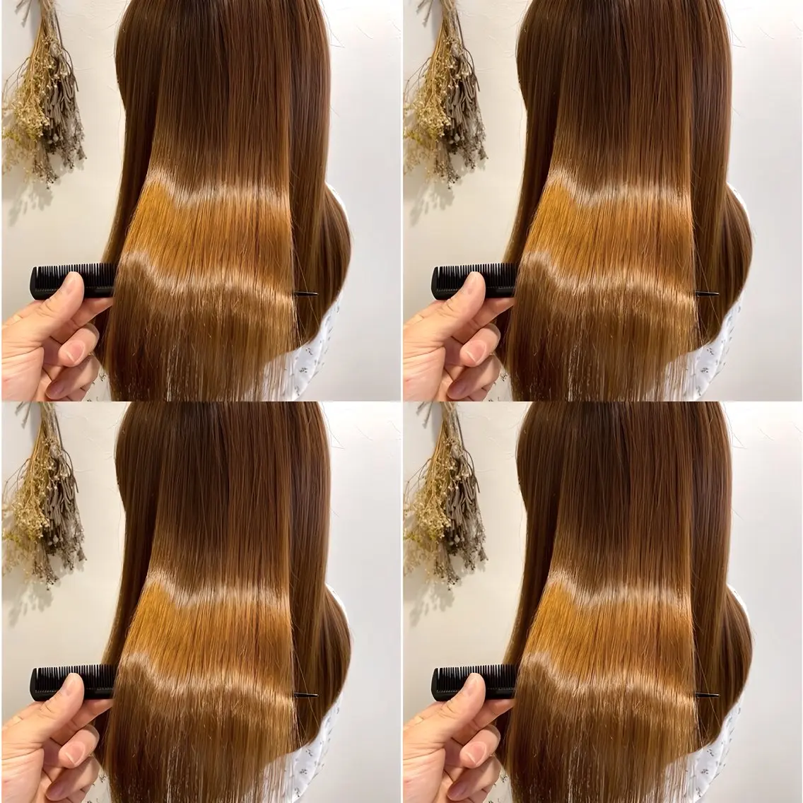セミロング カット ヘアカラー 縮毛矯正 トリートメント 【溝の口の艶髪の神様 】EARTHのヘアスタイル
