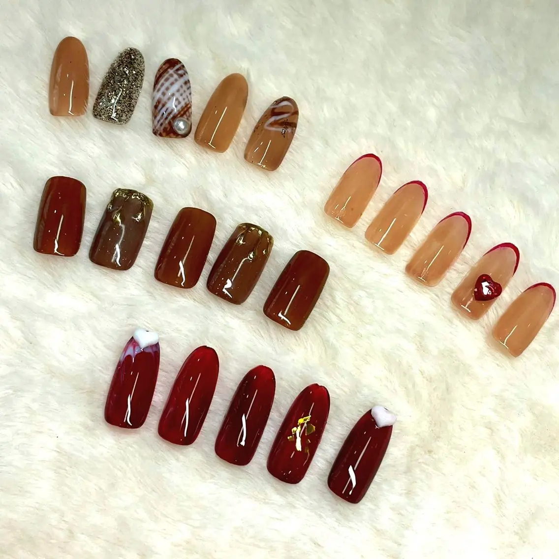 ネイル バレンタイン 心斎橋Salon Epokkuのネイルデザイン