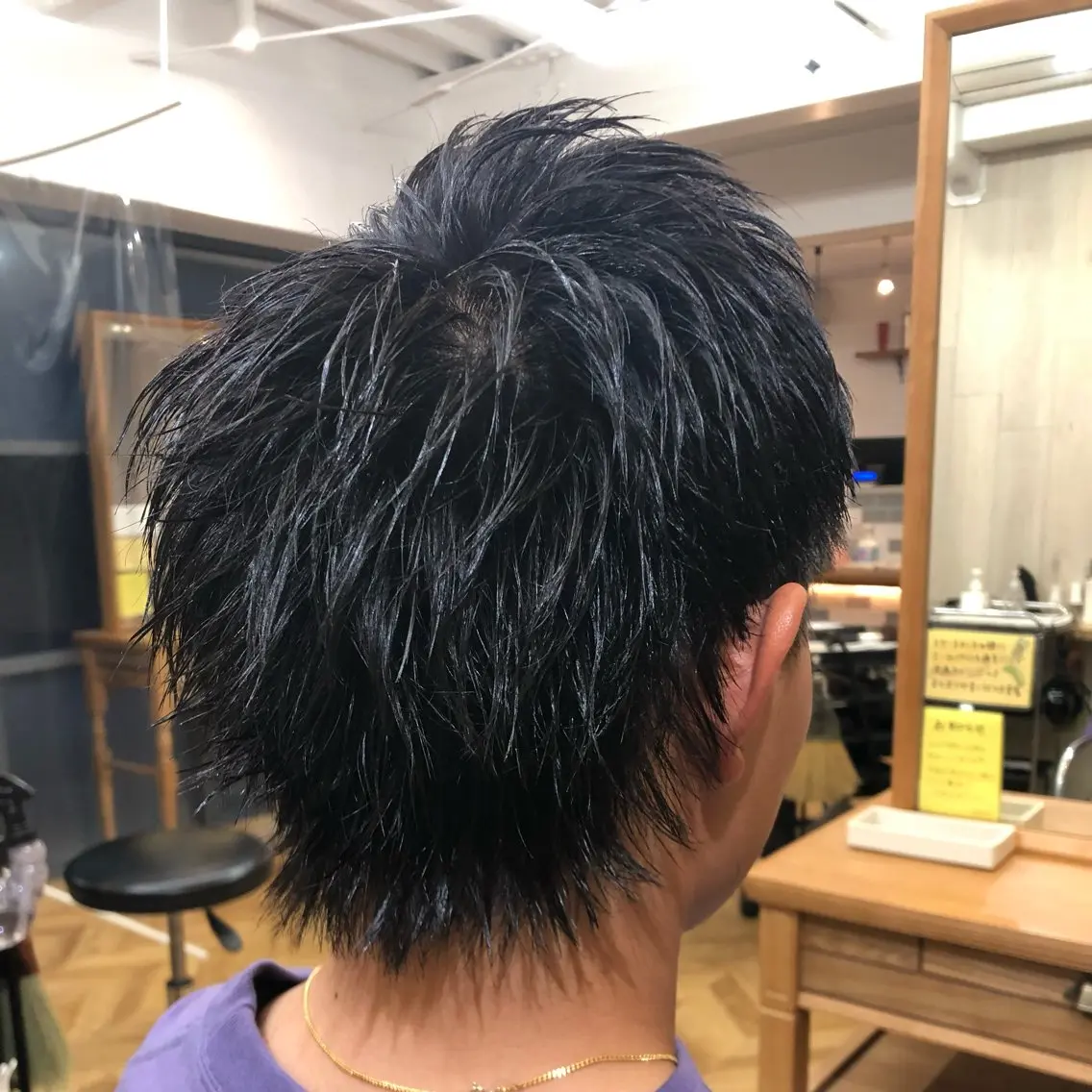 メンズカットの写真