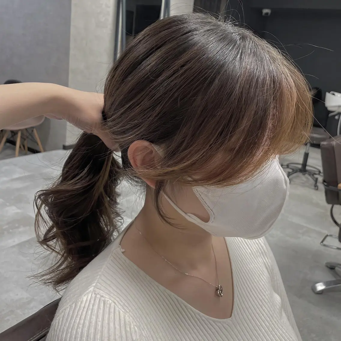 ロング トレンド韓国レイヤー 🇰🇷のんのヘアスタイル