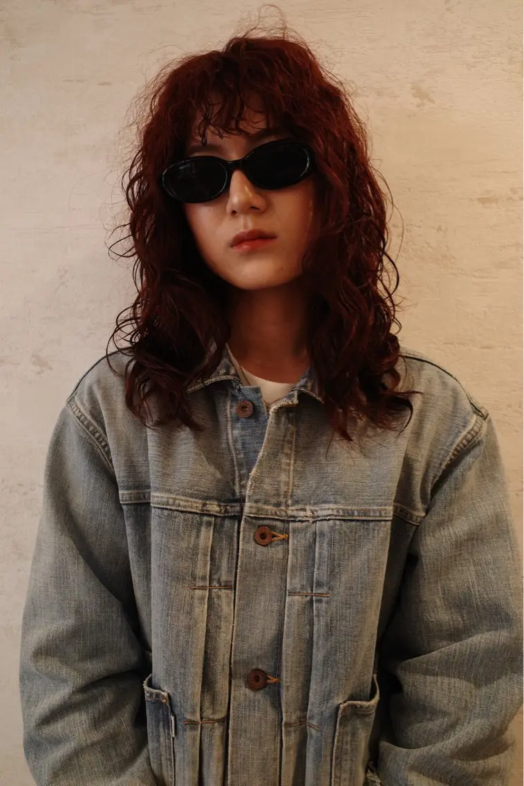 6月限定　ブリーチなしダブルカラー(暖色限定🍊🎒)➕カット➕トリートメントの写真