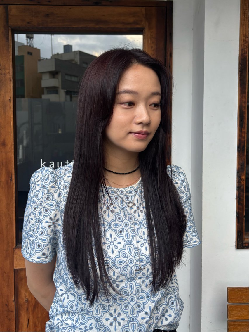 カラー 篠崎 良菜のヘアスタイル