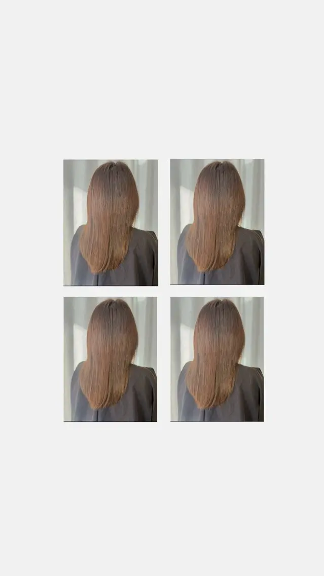 ミディアム カラー カット ヘアカラー 髪質改善🪽 森川☜ ☜ のヘアスタイル