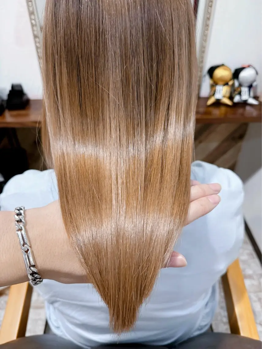 ミディアム 杉山 遥斗のヘアスタイル