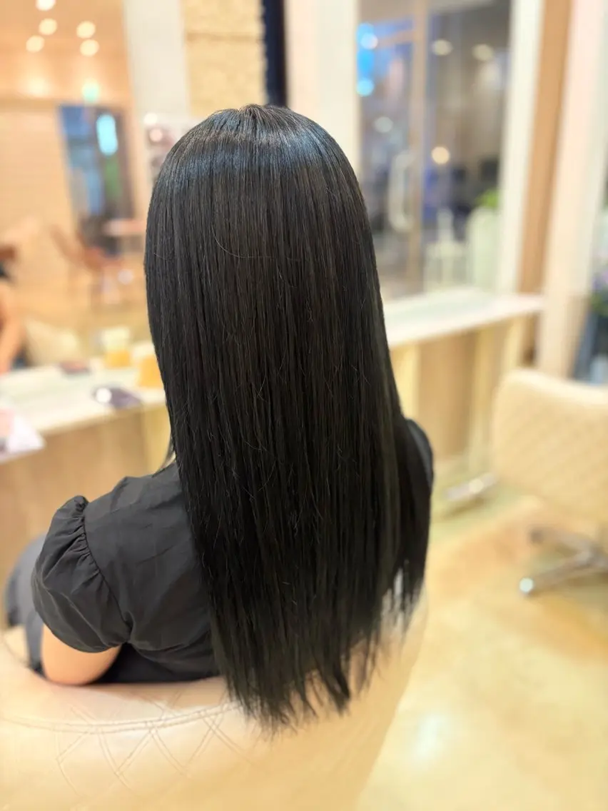 ロング ヘアカラー トリートメント 橋野 凜のヘアスタイル