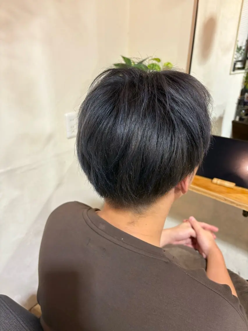 メンズヘアカラー(ワンカラーのみ)の写真