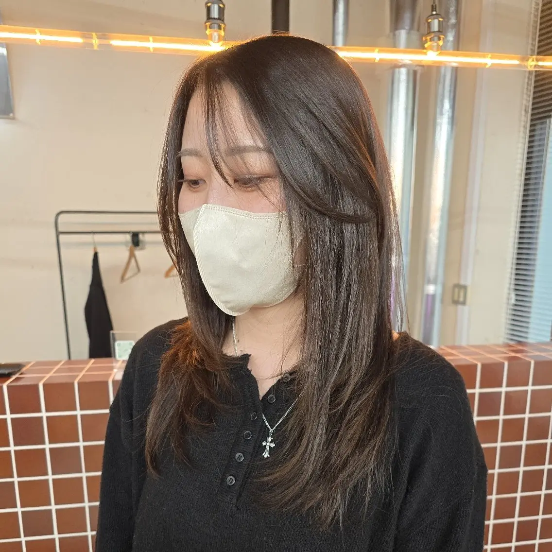 ロング カラー ヘアカラー トリートメント ハヤシ マユ ✂ 府中美容室のヘアスタイル
