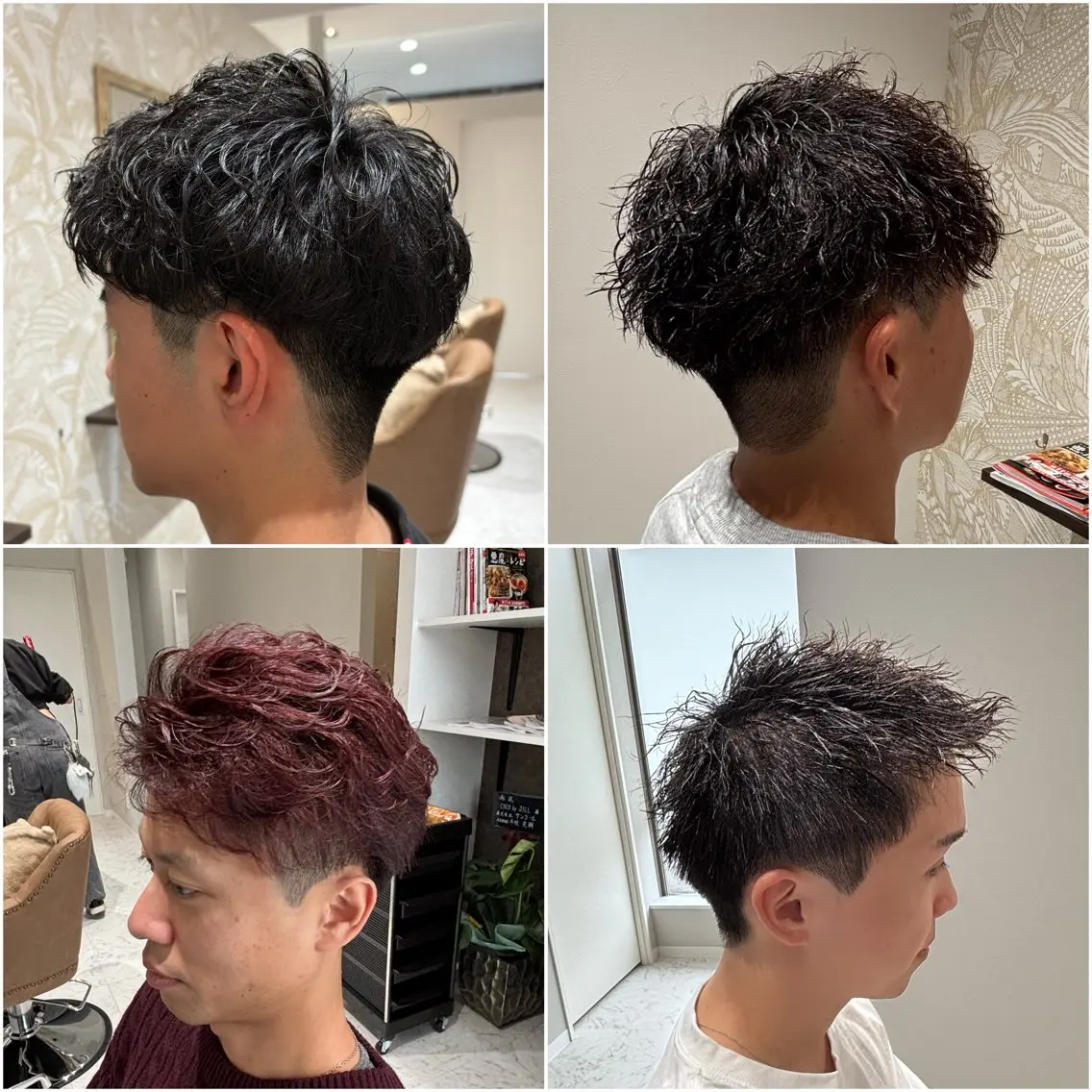 メンズ フェザーパーマ メンズパーマ カット パーマ 罍旬太郎 💈メンズ特化💈のヘアスタイル