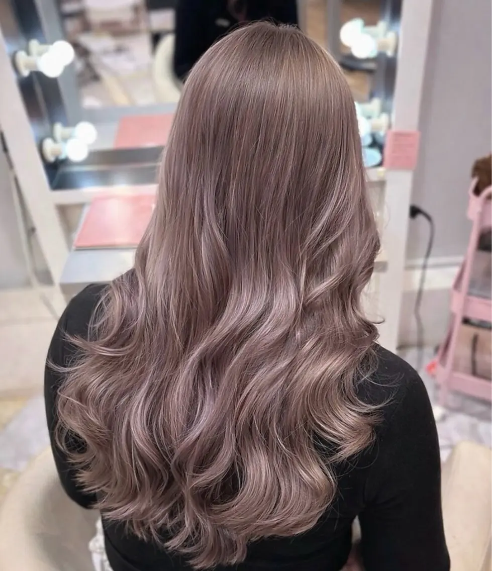 ロング ヘアカラー トリートメント Lee四ツ橋 maayaのヘアスタイル
