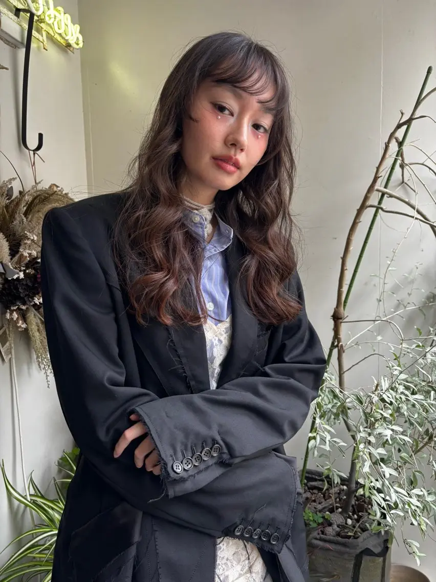 ロング ボブ/ショート カオリのヘアスタイル