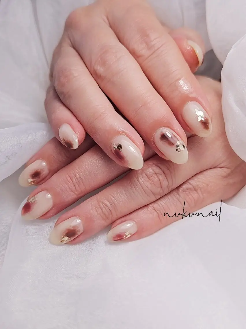 ネイル シンプルネイル nuku.nail 　namiのネイルデザイン