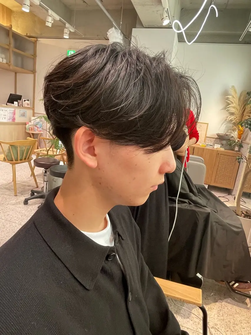 【メンズ】センターパートカット➕トリートメントの写真