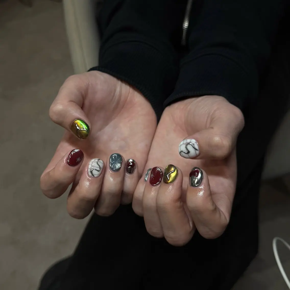 ネイル メンズネイル ハンドネイル IROHA NAIL 北村菜帆のネイルデザイン