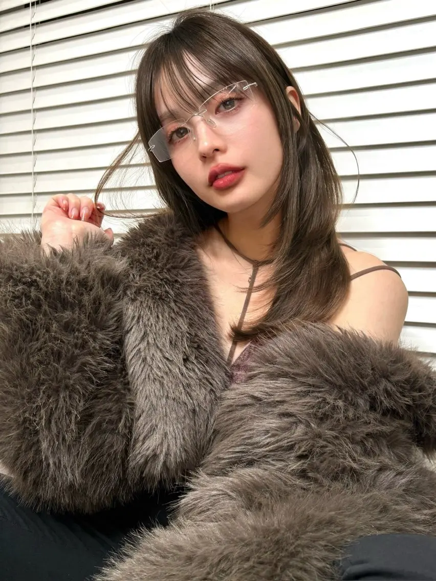 ロング ヘアカラー トリートメント くどうももか 浦和　ショート　ボブのヘアスタイル