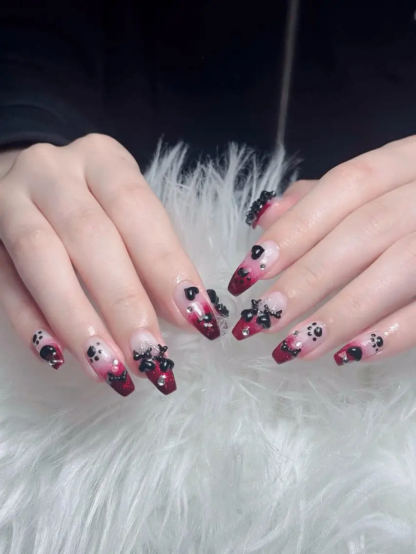 ネイル チークネイル 長さ出し フラッシュネイル フレンチネイル グラデーション ハンドネイル Lenie Nail Salonのネイルデザイン