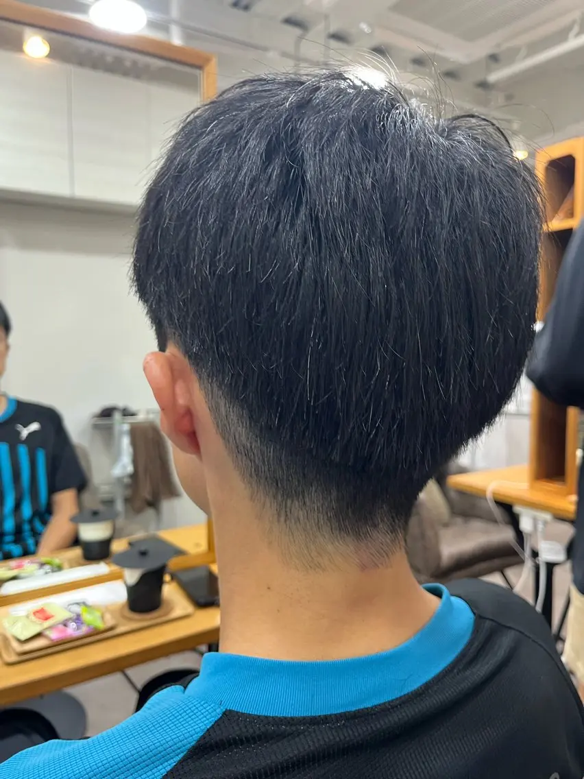 ショート メンズ カット 縮毛矯正🌟カラー╱ ╱いいじまのヘアスタイル