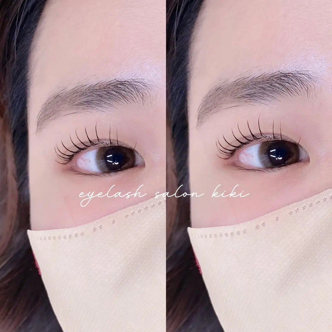 マツエク・マツパ 一重×まつ毛パーマ 玉造駅すぐ⌇kiki eyelashのマツエク・マツパデザイン