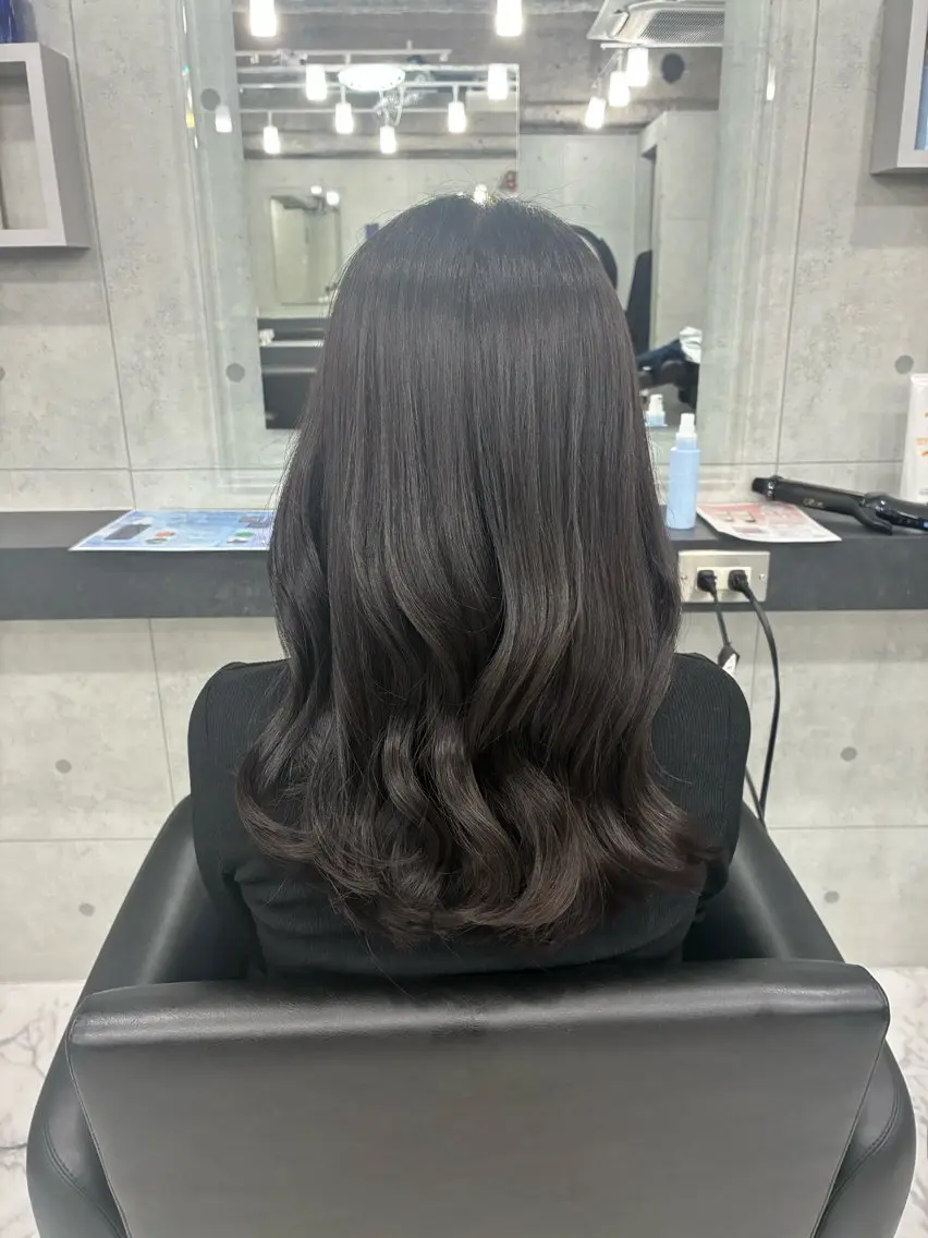 ロング カラー カット ヘアカラー トリートメント Endearing 🌟銀座のヘアスタイル