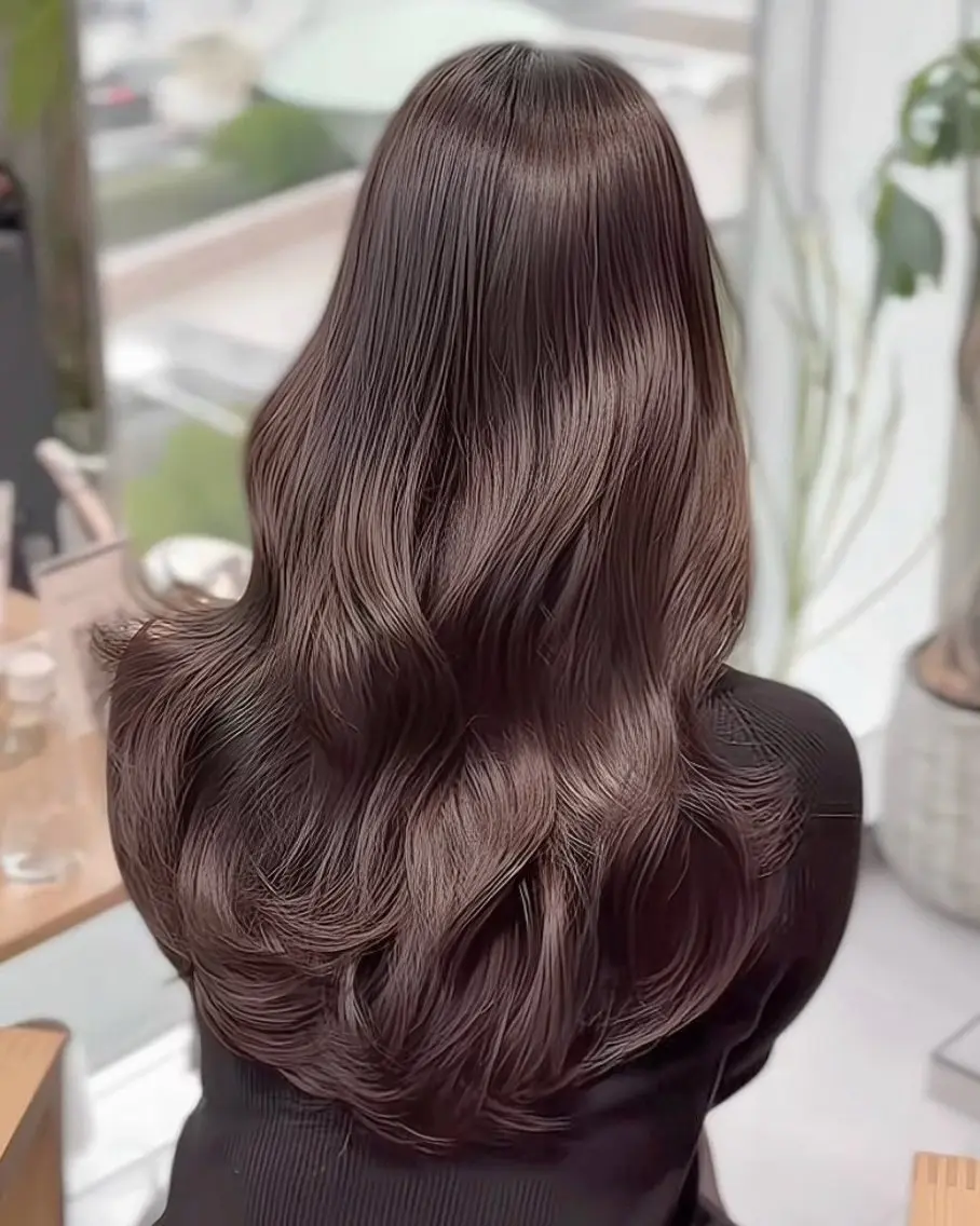 ロング カット ヘアカラー 韓国レイヤー RYOTAのヘアスタイル