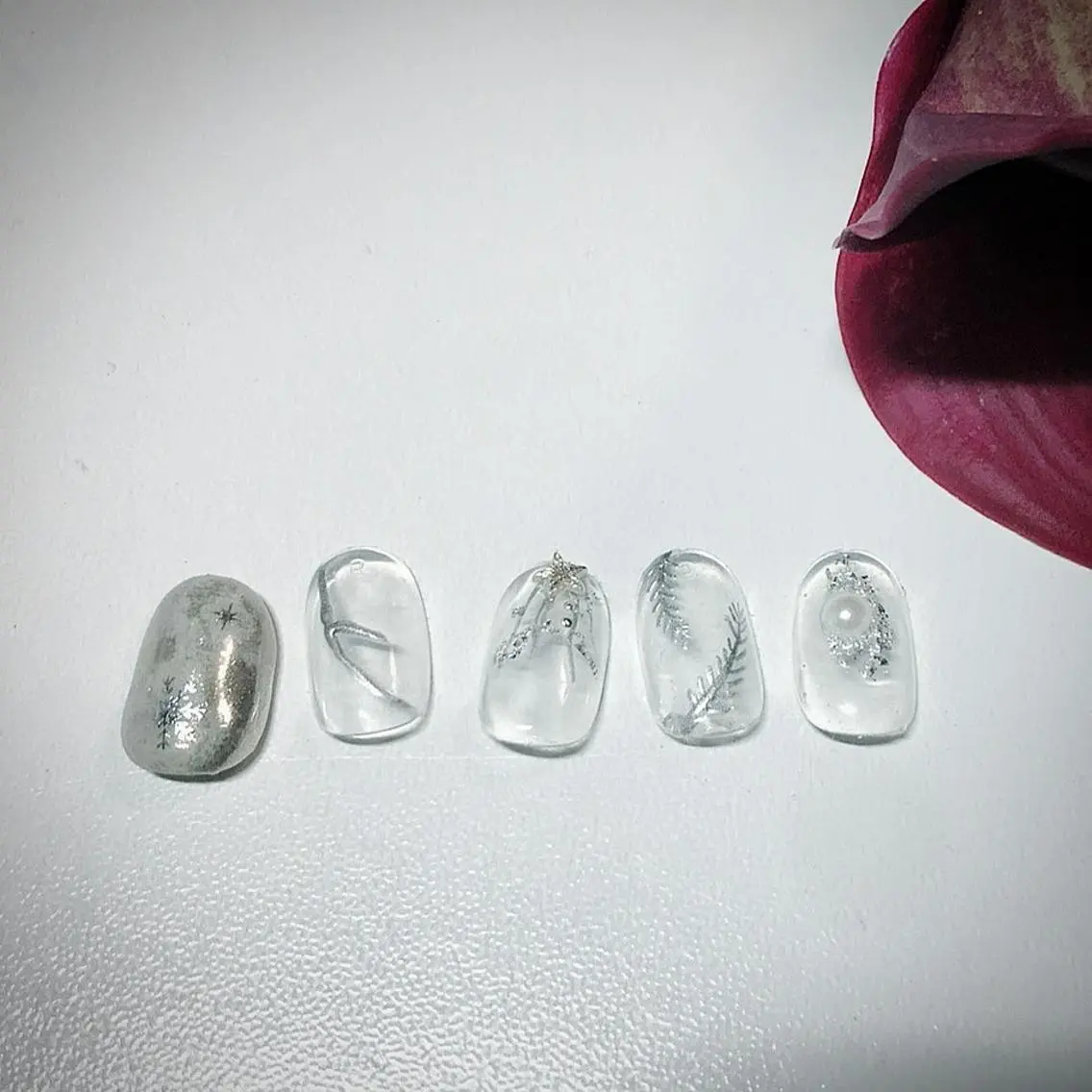 ネイル 冬ネイル クリスマス ハンドネイル ハンドケア lylynail YUUKAのネイルデザイン