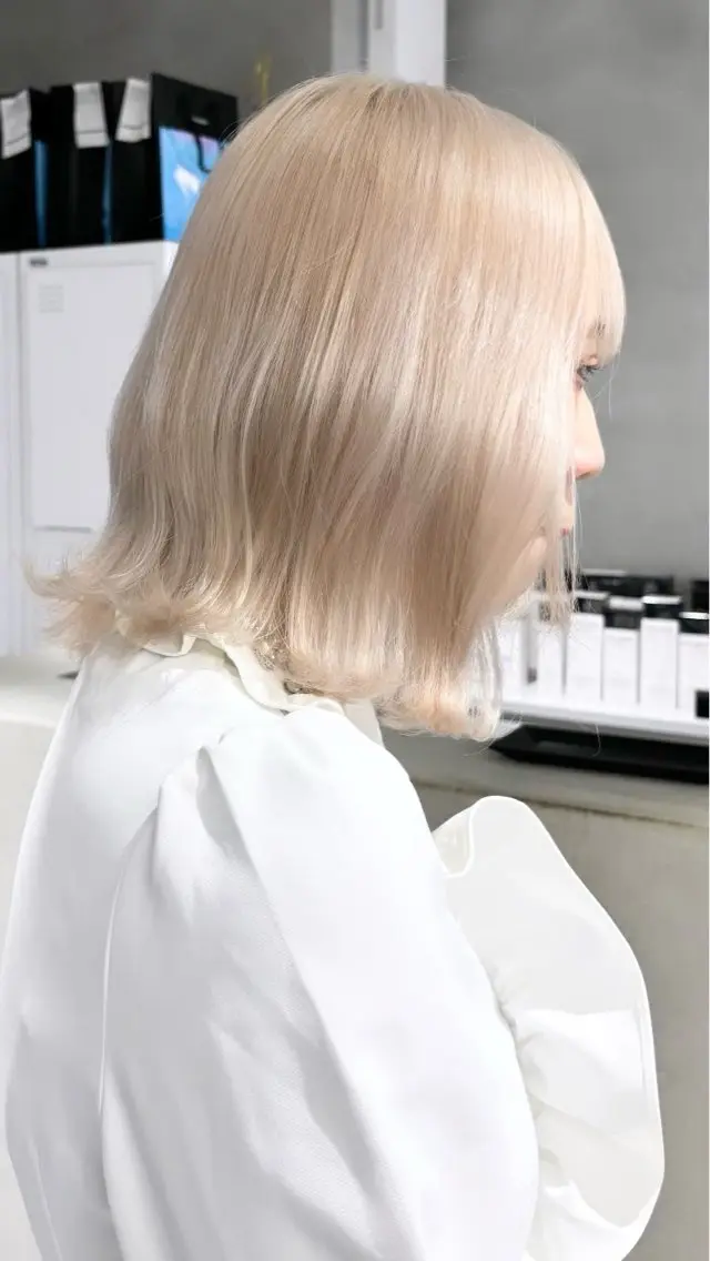 ミディアム カラー デザインカラー 小西勇次のヘアスタイル