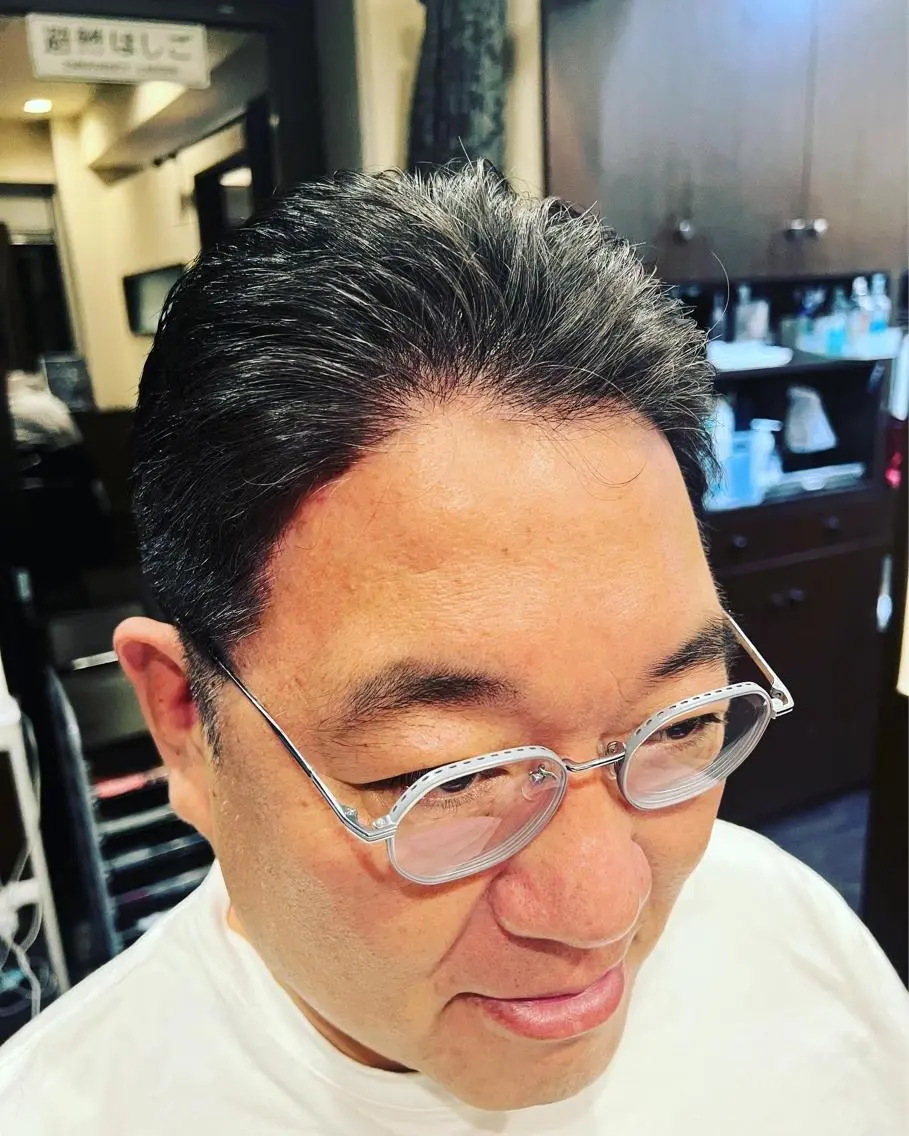 メンズカット＋カラー（白髪染めのみ）＋シャンプー＋セットの写真