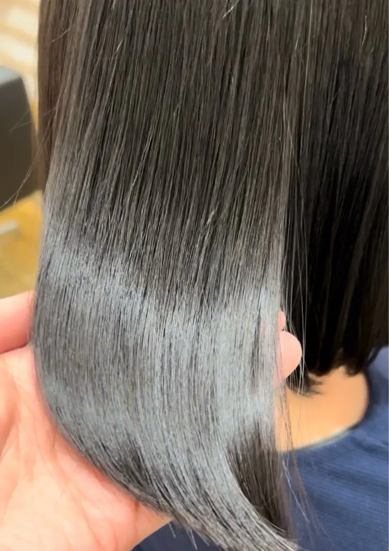 ミディアム カラー 髪質改善 カット トリートメント KON|ごまかさない 艶。酸熱×精密カットのヘアスタイル