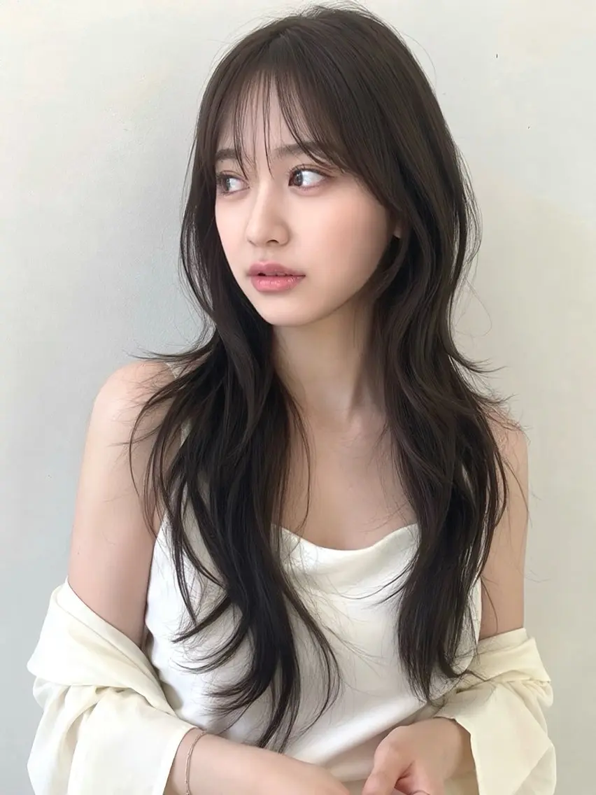 ロング ハッシュカット 韓国風ヘア メンズヘア/銀座 🩵三浦紗弓🩵のヘアスタイル