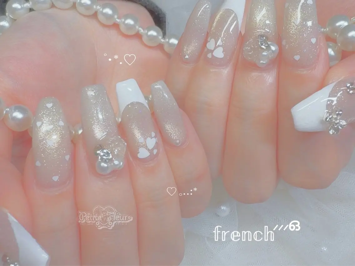 ネイル ❁⃘*。Petite fleur❁⃘*りさのネイルデザイン