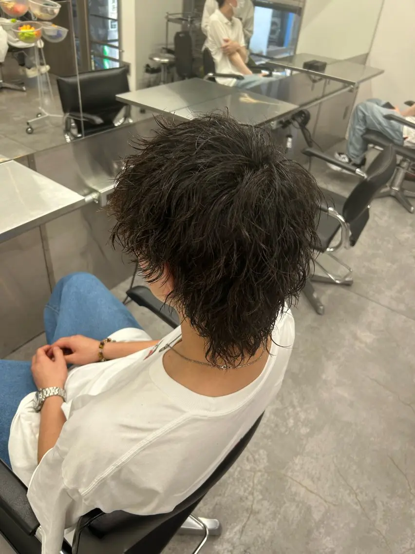 ショート カラー パーマ メンズ キッズ カット パーマ ヘアセット パーマ支持率No.1 ❤️🔥安成弾のヘアスタイル