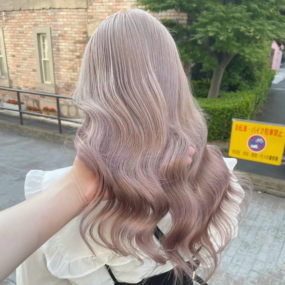 ロング カラー ダメージレスブリーチ RIKU🎨のヘアスタイル