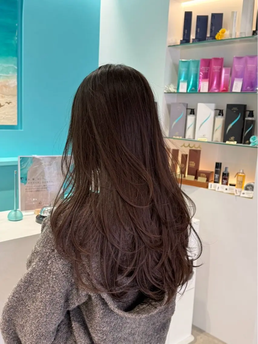 ロング 松本 瑚心のヘアスタイル
