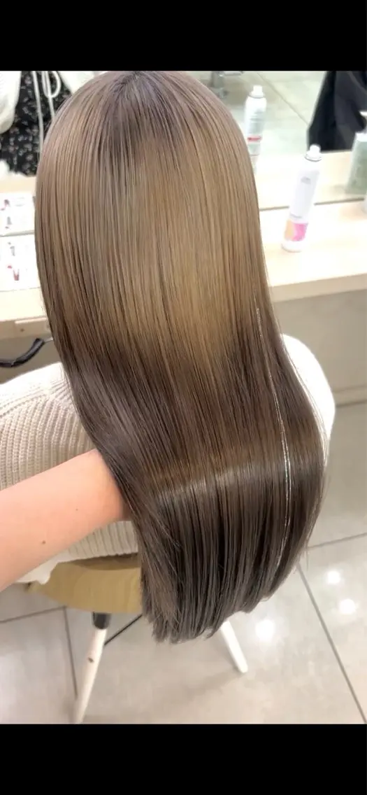 美髪縮毛矯正💭🎀＋4step髪質改善トリートメント🥣🫧の写真