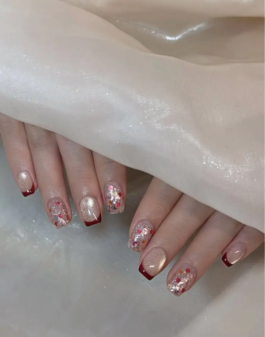 ネイル フレンチネイル マグネットネイル B·U Nail大宮 長さだし専門店のネイルデザイン